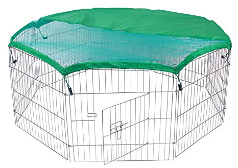 MaxxPet Kaninchenstall – Hasenstall Draußen Winterfest – Kaninchenstall Outdoor – Käfig für Kaninchen - 80x75 cm - Kleintierstall - Kaninchenstall Draußen Winterfest