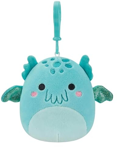 Squishmallow 8,9 cm Clip auf Theotto der Cthulhu