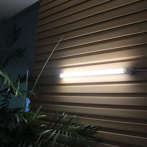 da LIGHT Led Unterbauleuchten mit Bewegungsmelder Küche 5W 40cm 500lm 4000k Neutralweiß Unterbau Lichtleiste Küchenlampe Schrankbeleuchtung Superhell Weiß für Küche Schrank