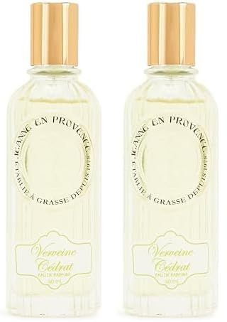 JEANNE EN PROVENCE - Eau De Parfum Femme - Parfum Verveine Cédrat - Ingrédients D'Origine Naturelle - Fabriqué En France - Flacon 60 ml (Lot de 2)