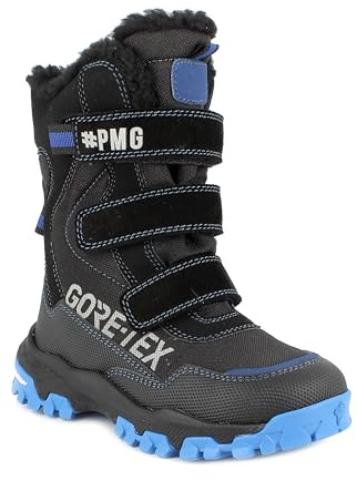 Primigi Winter Kid GTX, Stivali da Neve Uomo, Nero, 35 EU