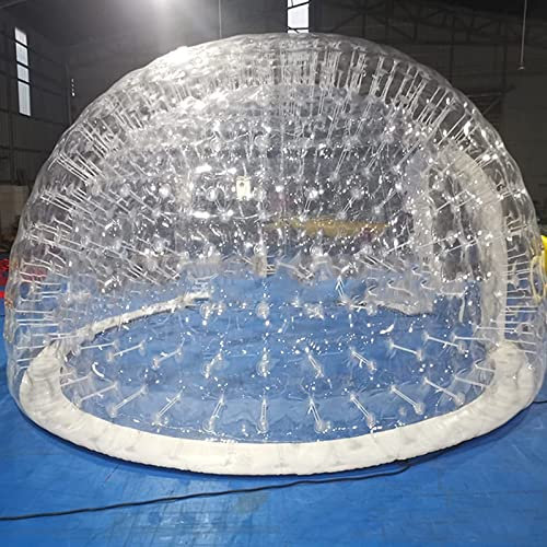 ATHUAH Tente Gonflable Transparente de Bulle de Dôme, Restaurant Mobile de Tente de Yourte extérieure de Ciel étoilé, Tente de Loisirs de fête Gonflable,3m