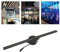 Ventilador de Holograma 3D ,Resolución 2000X224 224 Cuentas LED Ventilador de Holograma 3D WiFi ,Ventilador de Holograma LED con Imagen sin Bordes ,para Publicidad en Tiendas