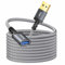 Kiuet USB3.0 Extension Cable 2M,Type A Male to Female Extension Cable Braided Compatible with USB Keyboards, Mice, Xbox, Flash Drives, Hard Drives, Printers etc