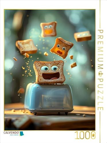 CALVENDO Puzzle Lustiges Toastbrot | 1000 Teile Lege-Größe 64 x 48 cm Foto-Puzzle für glückliche Stunden