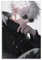 Anime-Wandposter Gojo Satoru, Druck, Fotokunst, Malerei, Leinwand, Poster, moderne Dekoration, Poster, 20 x 30 cm