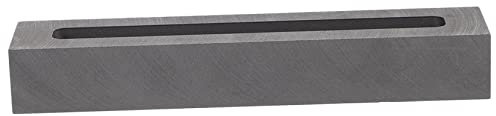 BELLIFFY Graphitbehälter Gießform schmelzen Stabgraphitform Graphitbarrenform Gussformen schmelzen Barrenformen förmchen mold werkzeug Schmelzender Silberschimmel Goldform gießen Black