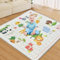 Trdlpyn Baby Krabbelmatte aus Baumwolle, Krabbelteppich für Baby 127 x 127 cm, Faltbare Baby Spielmatte Krabbeldecke rutschfeste Laufstallmatte Maschinenwaschbare, Baby Play Mat für Laufgitter