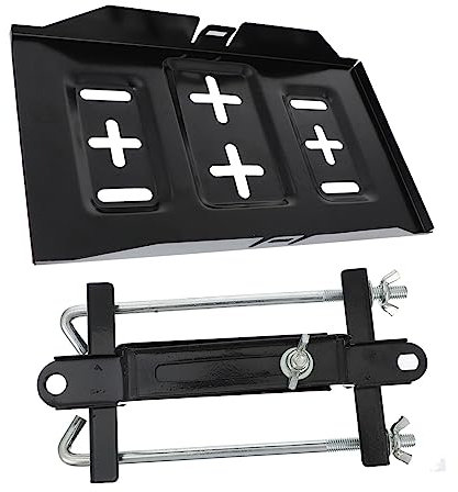 GRIRIW Car Battery Bracket Battery Holder Car Storage Bracket Fixing Smooth Surface