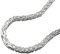 3mm Kette Collier Königskette aus 925 Silber 50cm Unisex Halsschmuck Silberkette