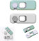 GGUFAY 2 Cerraduras de Seguridad Infantil Extra Fuertes, Pestillo Puerta Sin agujeros, Kit para Puertas de Frigorífico, Lavadora, Armario, Ventana, Horno y Muebles (Instalación en Segundos)