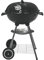 Ma Maison Barbecue Tondo Nero 48x72h cm Con Struttura In Acciaio e Coperchio - Giardino, Multifunzione, Terrazzo, Campeggio, Trasportabile, Griglia -BBQ con Ruote