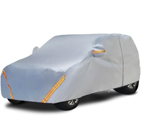 Autogarage Abdeckung Kompatibel Mit VW Caddy Maxi 2020-2025, Autoabdeckung Winter Auto Abdeckplane Outdoor Wasserdicht Kratzfest Atmungsaktiv Winddicht