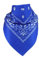 Harrys-Collection Unisex Bandana Bindetuch 100% Baumwolle (1 er 6 er oder 12 er Pack), Farbe:royalblau