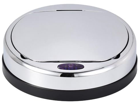 Couvercle de poubelle automatique rond modèle ARTIC Chrome