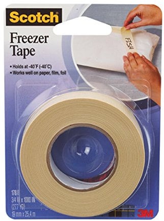 Scotch Freezer Tape, 3/4 x 1000 Inches (178NA)