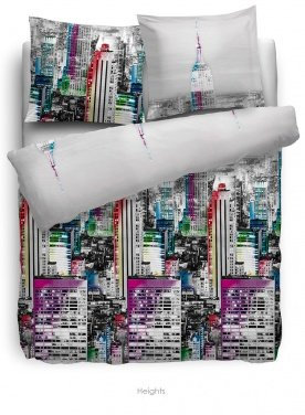 HnL Bettwäsche Refined Satin Heights Multicolor Größe 155x220cm