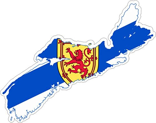 New Scotland Map Canada Flag Vinyl Car Sticker/Decal