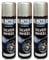3 x Silver Wheel Aerosol Spray Paint (250ml) - Swan household ®