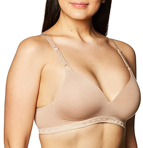 Warner's Damen Cloud 9 Bügelloser Kontur BH, Geröstete Mandel, EU 70A (32 UK)