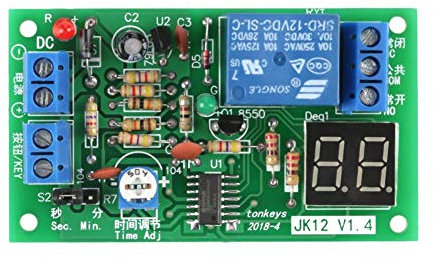 DC 12 V Affichage LED Countdown Timer Réglable Module de Commutation Relais ON/OFF Module Interrupteurs