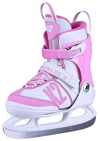 K2 Skates Mädchen Schlittschuhe Annika Ice, White - pink, 25C0109