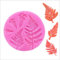 EPRHAY 3D-Silikonform für Fondant, Mimose, Farn, Blätter, Kuchen, Fondant-Form für Kuchendekoration, Zuckerpaste, Cupcake, Topper, Schokolade, Polymer, Ton, Süßigkeiten, Seife