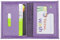 Van Der Rich ® - Porte de Carte crédit (Croute Cuir de Vachette) - Femme/Homme (Violet)