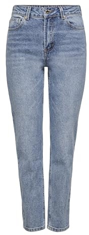 ONLY Female Straight-Fit Jeans ONLEMILY Hohe Taille Gerade geschnitten Knöchellang Jeans