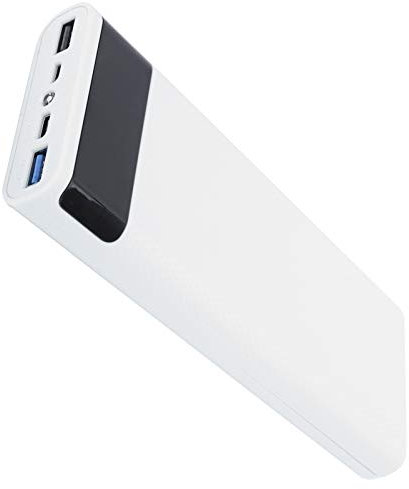 Zunate Scatola Caricabatteria, Versione Portatile 8x18650 a Ricarica Rapida Kit Alimentazione Mobile Fai da Te, Custodia Power Bank Fai da Te, per Tablet Telefono Dispositivi