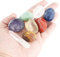 Baguette de Quartz Clair et Pierres de 7 Chakras Naturelles de guérison, jaspe rouge, œil de tigre, cristal de citrine, aventurine verte, sodalite, améthyste, quartz clair, pour la méditation