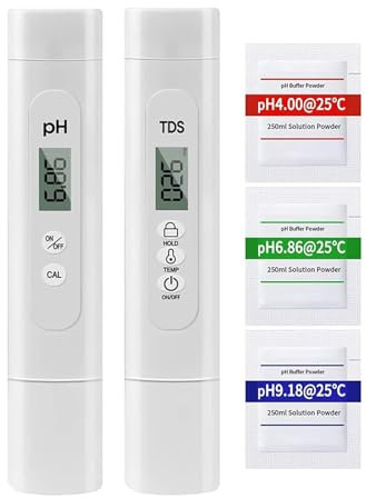 Digitaler Wasserqualitätsprüfer Genauigkeit 0-14PH Meter TDS Temperaturtester für Trinkwasser Pool Aquarium Tragbare Automatische Kalibrierung