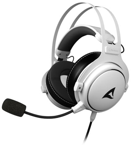 Sharkoon Auriculares SGH50 Negro Multicolor Negro/Blanco