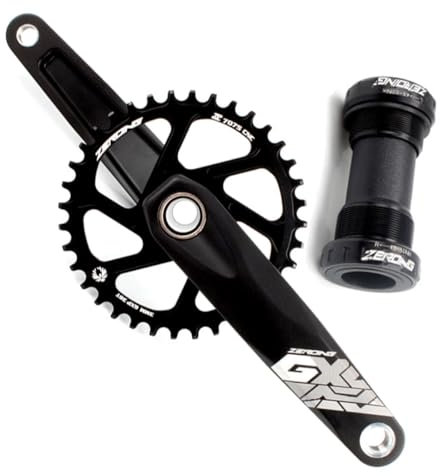 HOIIXUR 175 mm MTB Hollow Integrated Kurbelgarnitur 32T 34T 36T 38T Narrow Wide Kettenblatt Kettenblattversatz 3 mm 6 mm für Sram XX1 X9 X0 X01 Direct Mount Kurbelgarnitur