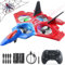 Aooess RC Plane Toys for 3-8 Year Old Boys: Spider Remote Control Airplane for Adult Kids Aeroplane Toys for 6 7 8 9 10 11 12 Years Old Children Birthday Gift RC Helicopter LED Light Aircraft