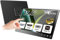 GeChic Monitor touch capacitivo da 15,6 pollici T151E (modello successivo di T151A), schermo touch screen con HDMI/USB Type-C(DP Alt), anti-impronta, VESA 75 x 75 per POS, chiosco, PC industriale