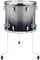 Pacific Drums Concept Maple Floor Tom, 16 x 14, Silver to Black Fade Lacquer