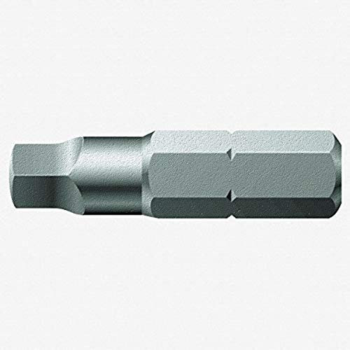 Wera 868/1 Z Innenvierkant Bits # 1x25, 6.35 mm, Square Socket Head Screw Bit (1/4 Drive), Schrauberbit