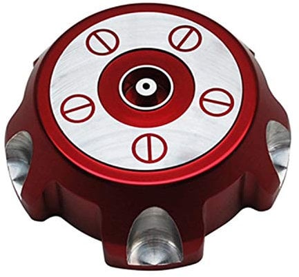 Replay BOUCHON D'ESSENCE 50 A BOITE Pour MBK 50 X-Limit 2004>2010-YAMAHA 50 DTR 2004>2010 ALU Rouge