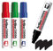 Artline 5109A Magnum Whiteboard-Marker mit großer Spitze, 10 mm flache Spitze für klare Sichtbarkeit, trocken abwischbare Marker, erhältlich in Schwarz, Rot, Blau und Grün, perfekt für Klassenzimmer