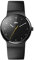 Braun Unisex-Armbanduhr BRAUN CLASSIC PRESTRIGE SLIM WATCH Analog Quarz Kautschuk BN0221BKBKG