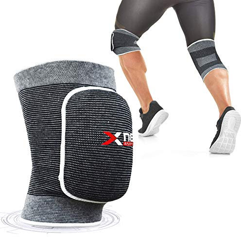 Xn8 Knee Support Foam Pads Guard Knee Sleeves-Brace-Protector Elasticated Wraps for Sport-dancing-Volleyball-Soccer-Basketball