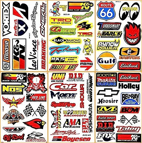 B4B Stickers Cars Motorsport Nos Gulf Hot Rod Nascar Drag Racing Lot 6 Vinyl Graphic Decals Stickers D6094