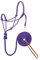 Weaver Leather Diamantgeflecht-Seilhalfter und Leine, Lila/Mint/Weiß, Average