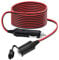 3.1M 12V/24V KFZ Verlängerungskabel für Zigarettenanzünder Staubdicht Wasserdicht Auto Batterieklemme Alligator Clip Steckdose Adapter (Zigarettenanzünder Stecker)-MEHRWEG