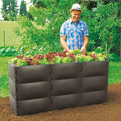 Beckmann BMS Variables Hochbeet Grundgröße 3 Höhe 75 cm Braun