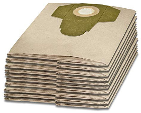 Invest - Staubsaugerbeutel Ersatz, Filtertüten Beutel Kompatibel mit Parkside PNTS: 1400, A1, B1, C1, D1, E2, 1400, 1500 A1, B1, B2, B3, C1, C3, D1, E2, C4, F2, 1500 A1 2 B3 - Braun, 10 Stück