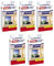 tesa Insect Stop COMFORT Fliegengitter Fenster - Insektenschutz mit Klettband selbstklebend - Fliegen Netz ohne Bohren (5er Pack /130 cm x 150 cm, Anthrazit (Durchsichtig))
