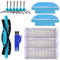 MTKD® Recambios para Cecotec Conga Serie 3490 Accesorios Cepillo Central, Cepillos Laterales, Filtros EPA y Mopas para Aspiradora Robot Conga 3490.
