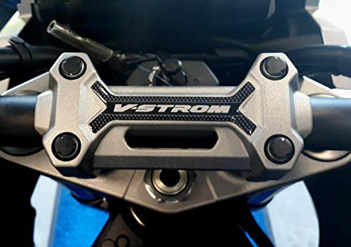 labelbike - Adesivo in Resina Gel 3D Decorazione e Protezione di Moto Piastra Sterzo compatibile con SUZUKI V-STROM 1050